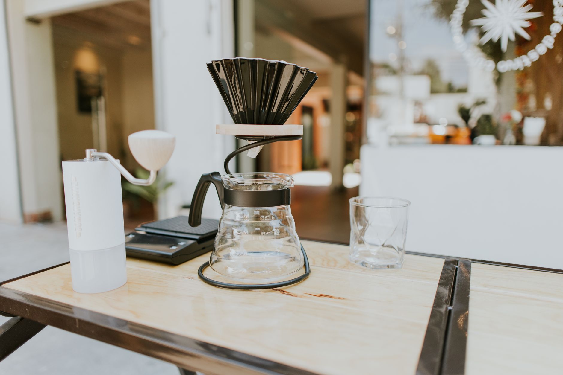 acaia pearl scale white espresso brewing