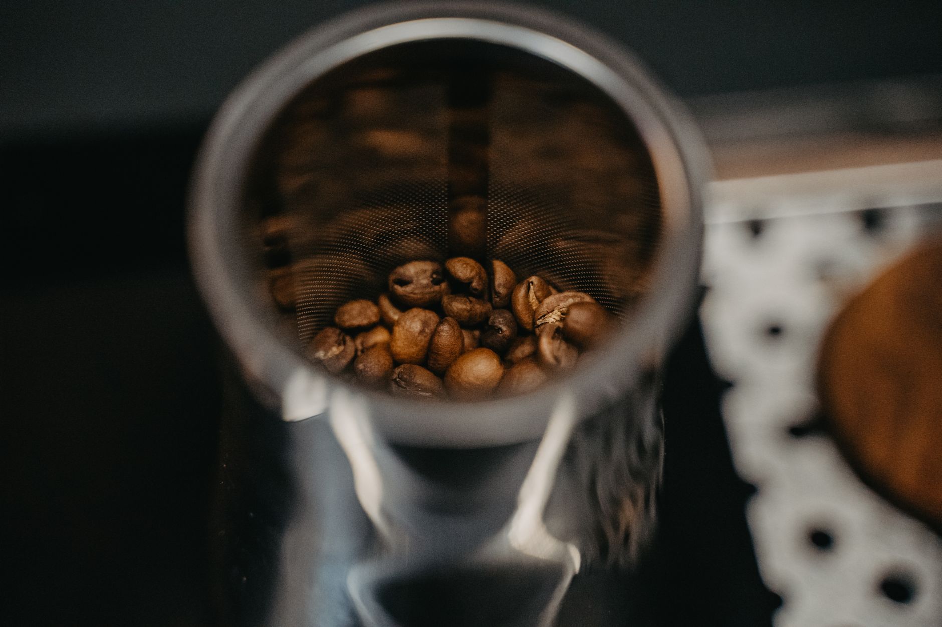 freshly roasted coffee beans single origin pour over brewing