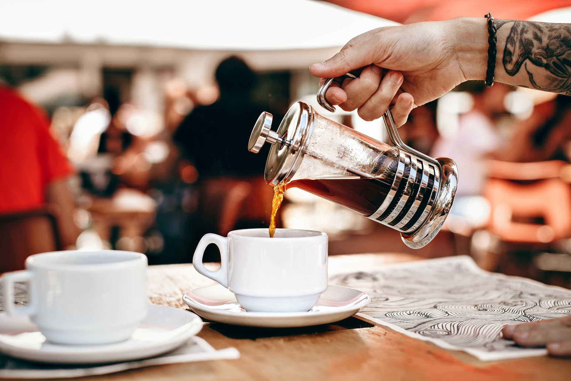 Airscape stainless steel coffee canister plunger lid