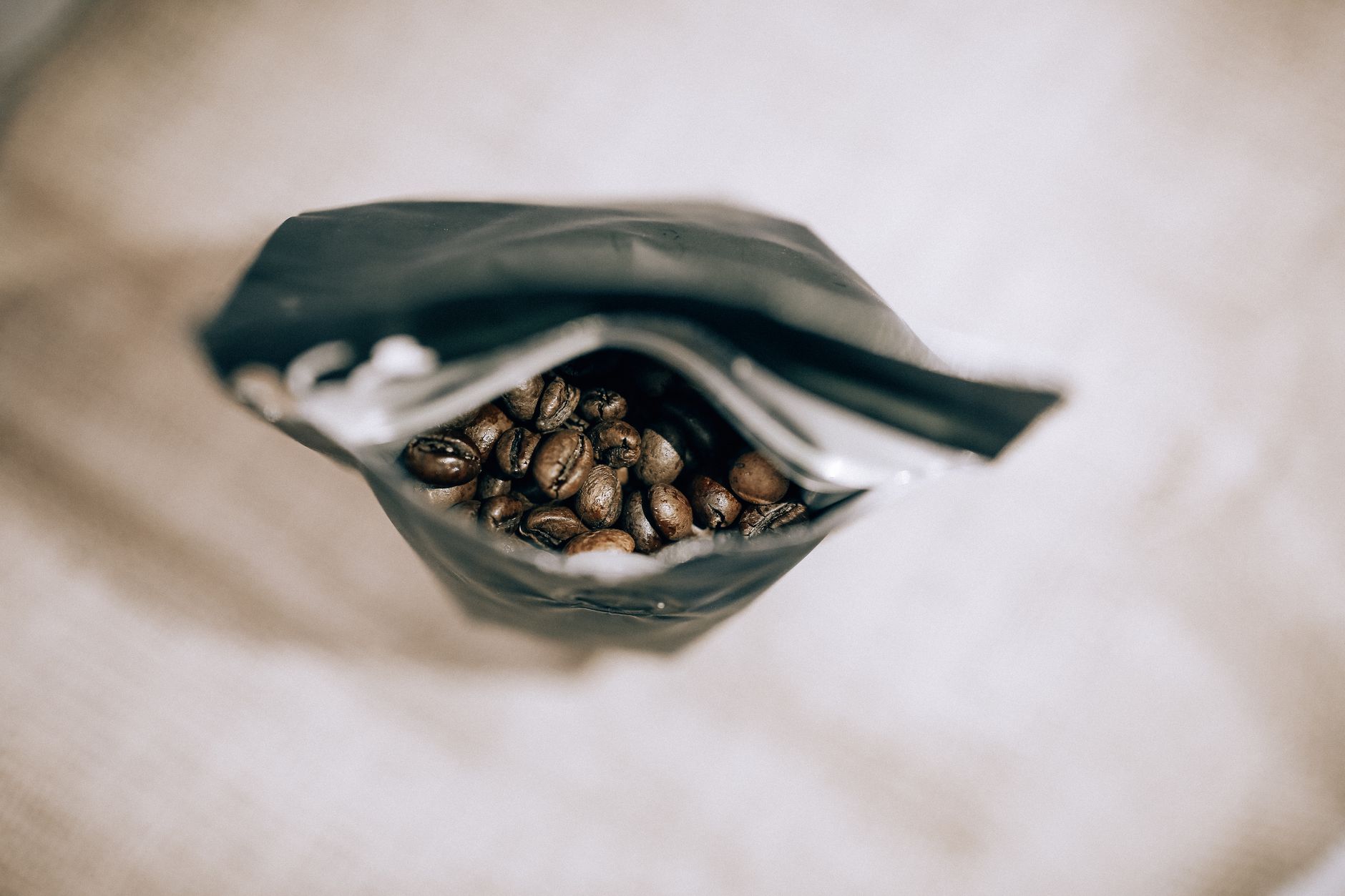 specialty coffee roaster batch sample bags comparison flat lay