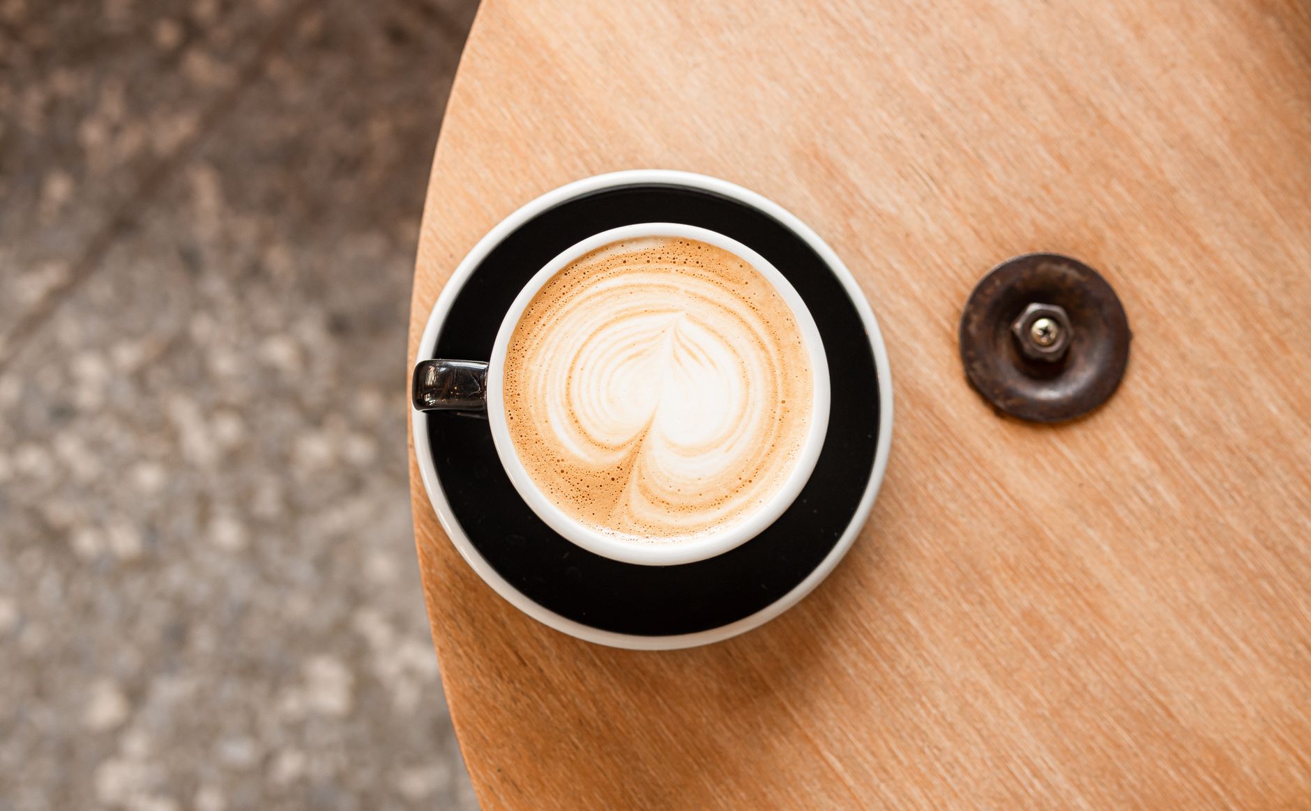 latte vs breve side by side foam texture comparison