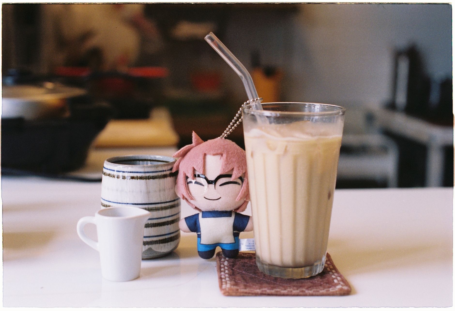 iced espresso shaken with brown sugar syrup cinnamon