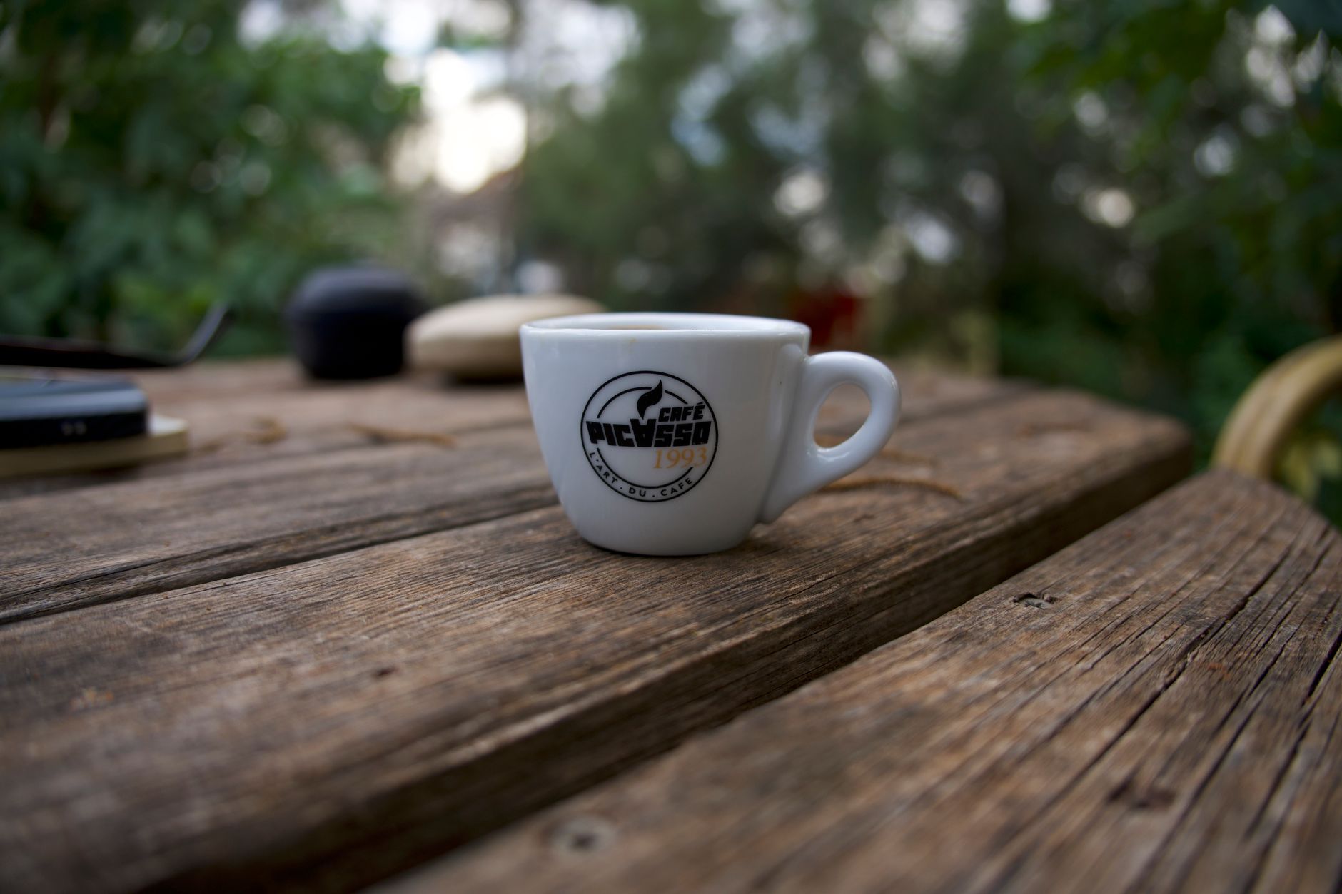 single espresso shot ceramic demitasse white