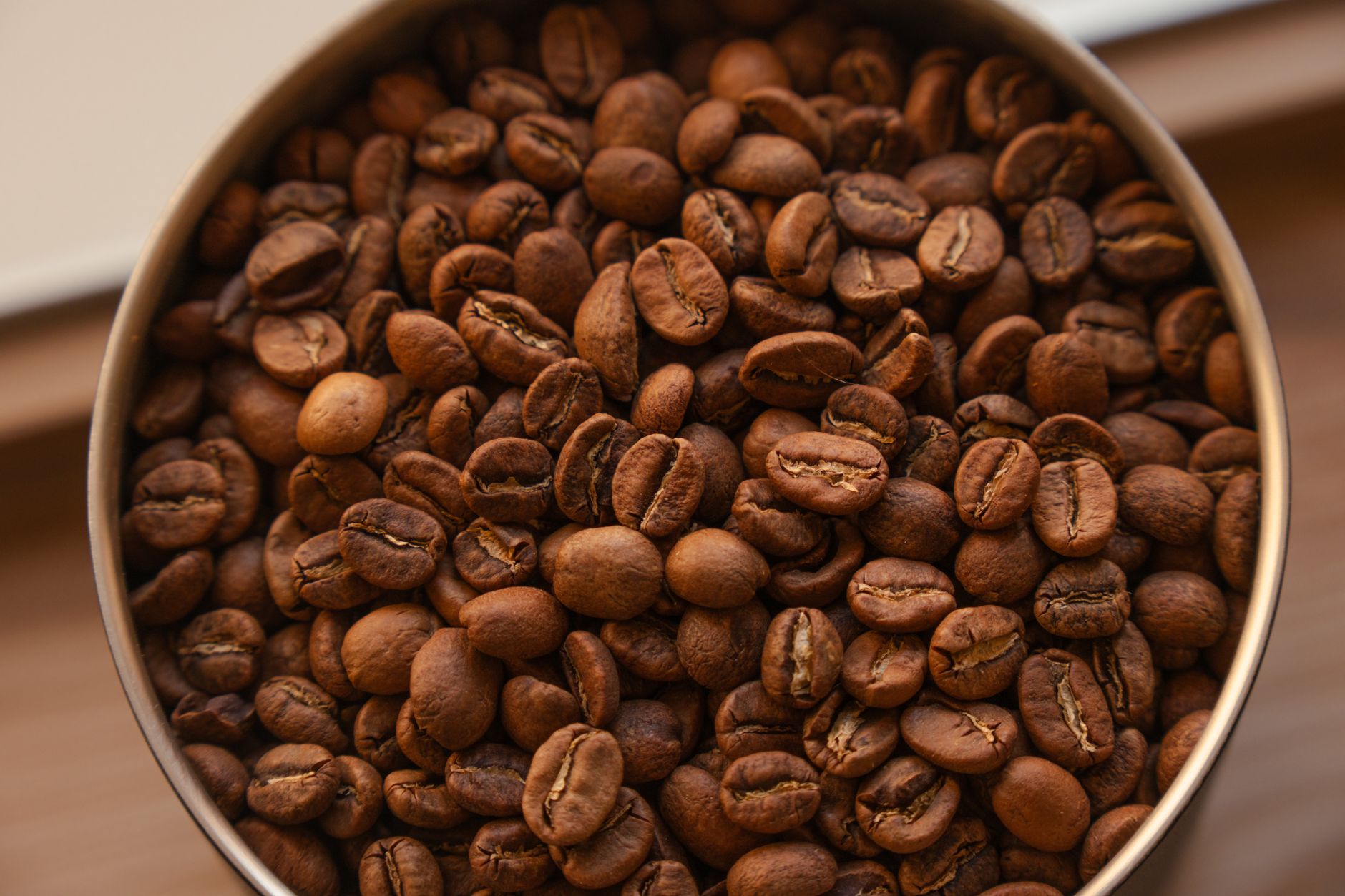 ross droplet technique water drop coffee beans before grinding