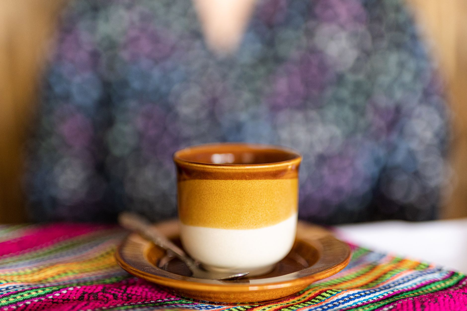 cortadito espresso milk steamed small cup