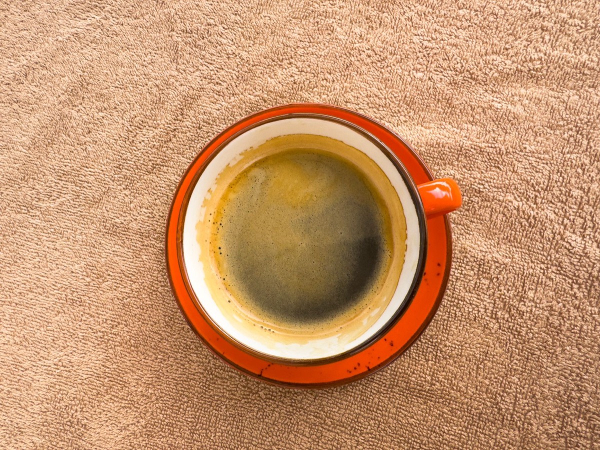espresso shot golden crema double shot glass