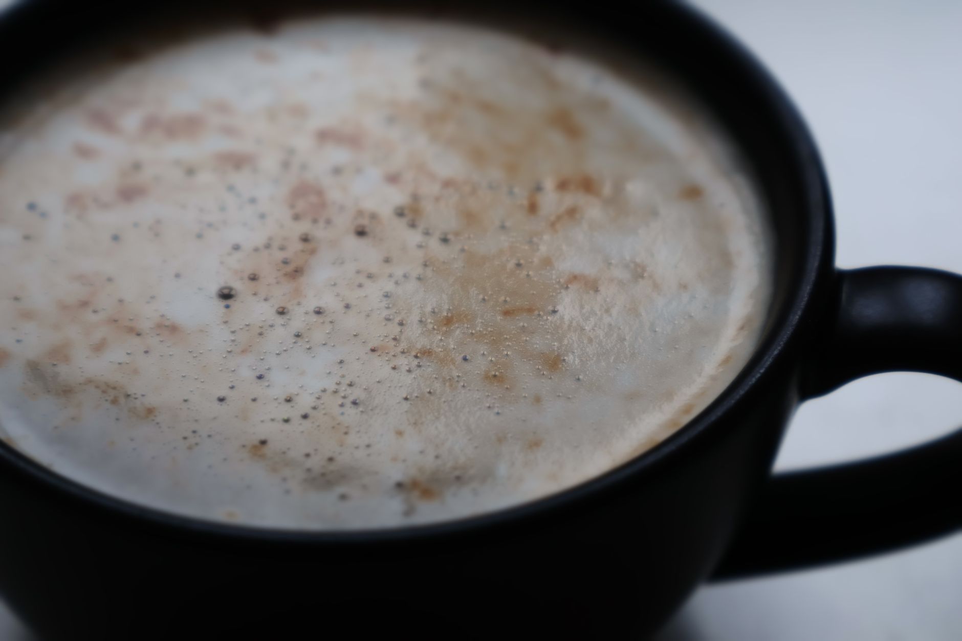 espresso shot blonding early pale crema