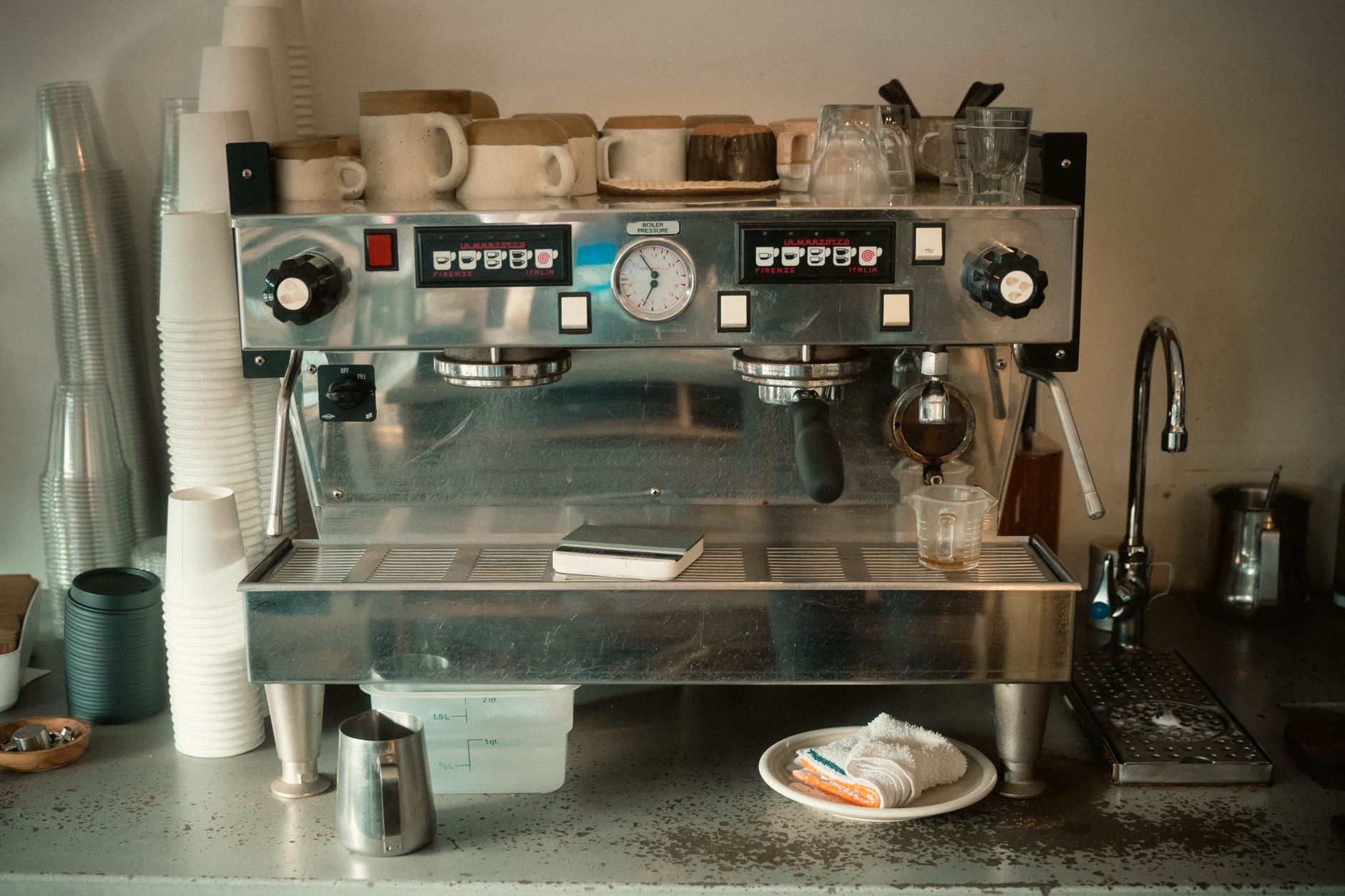 dual boiler espresso machine stainless professional home