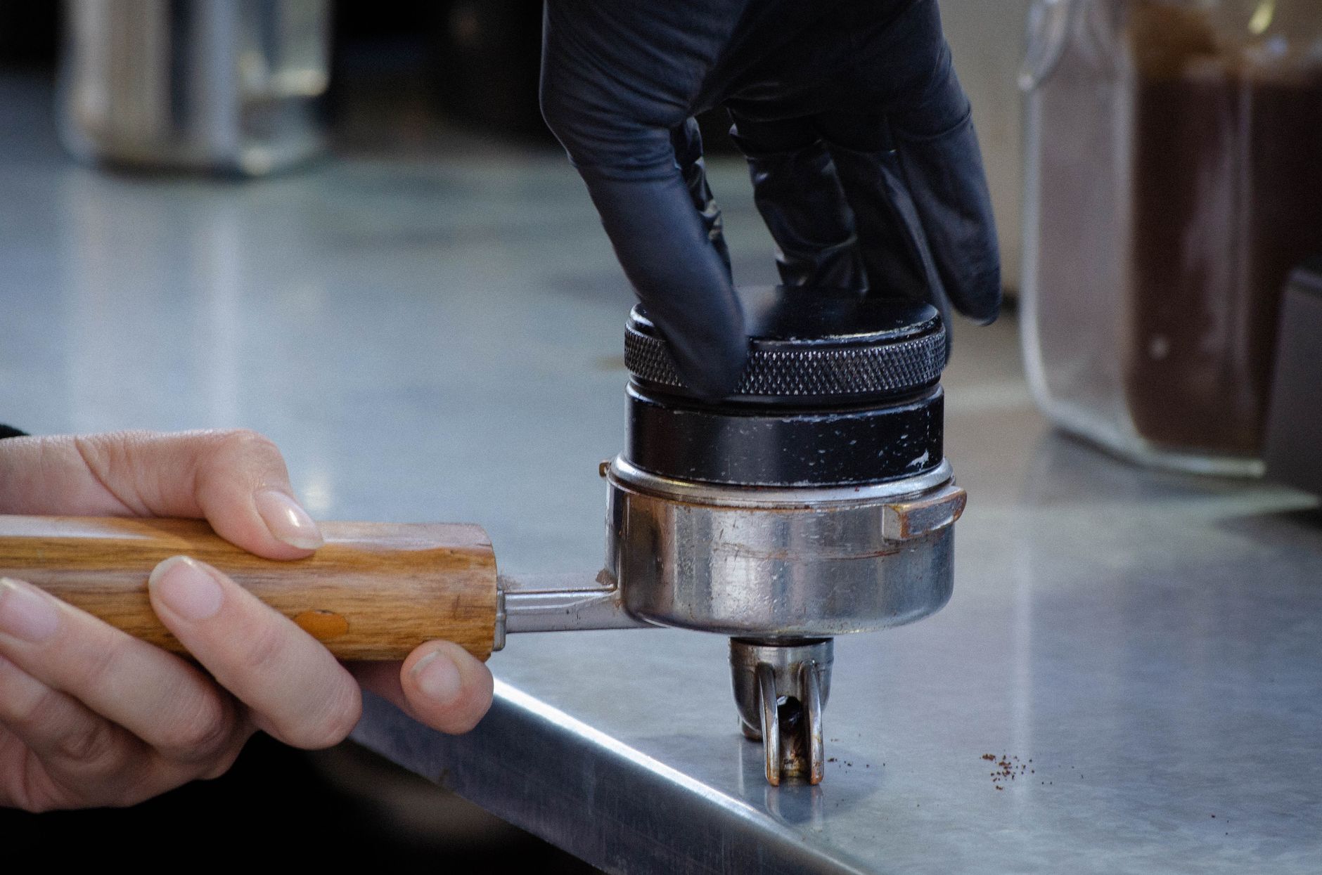 blind portafilter basket espresso pressure test