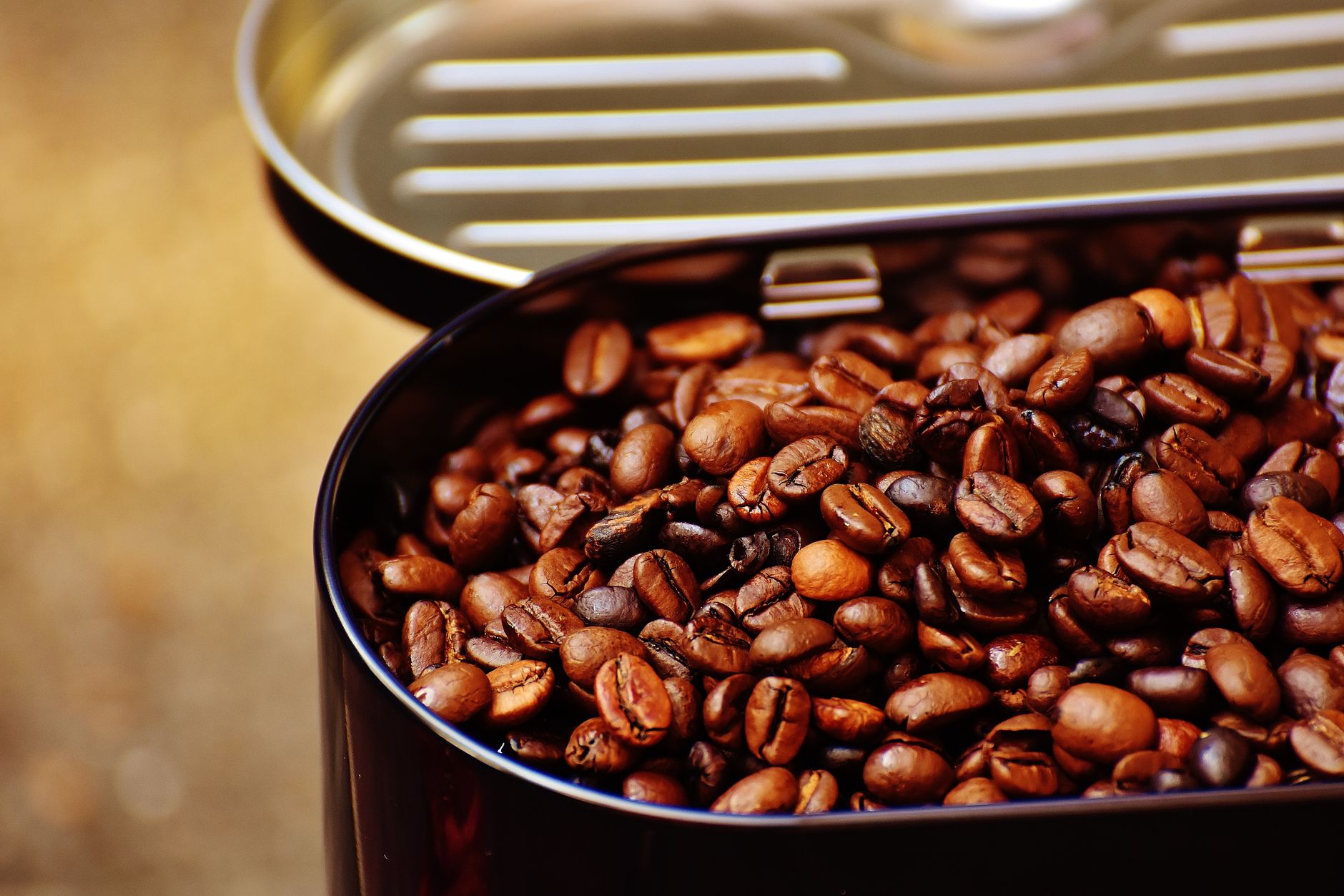roasted coffee beans spread on cooling tray light roast