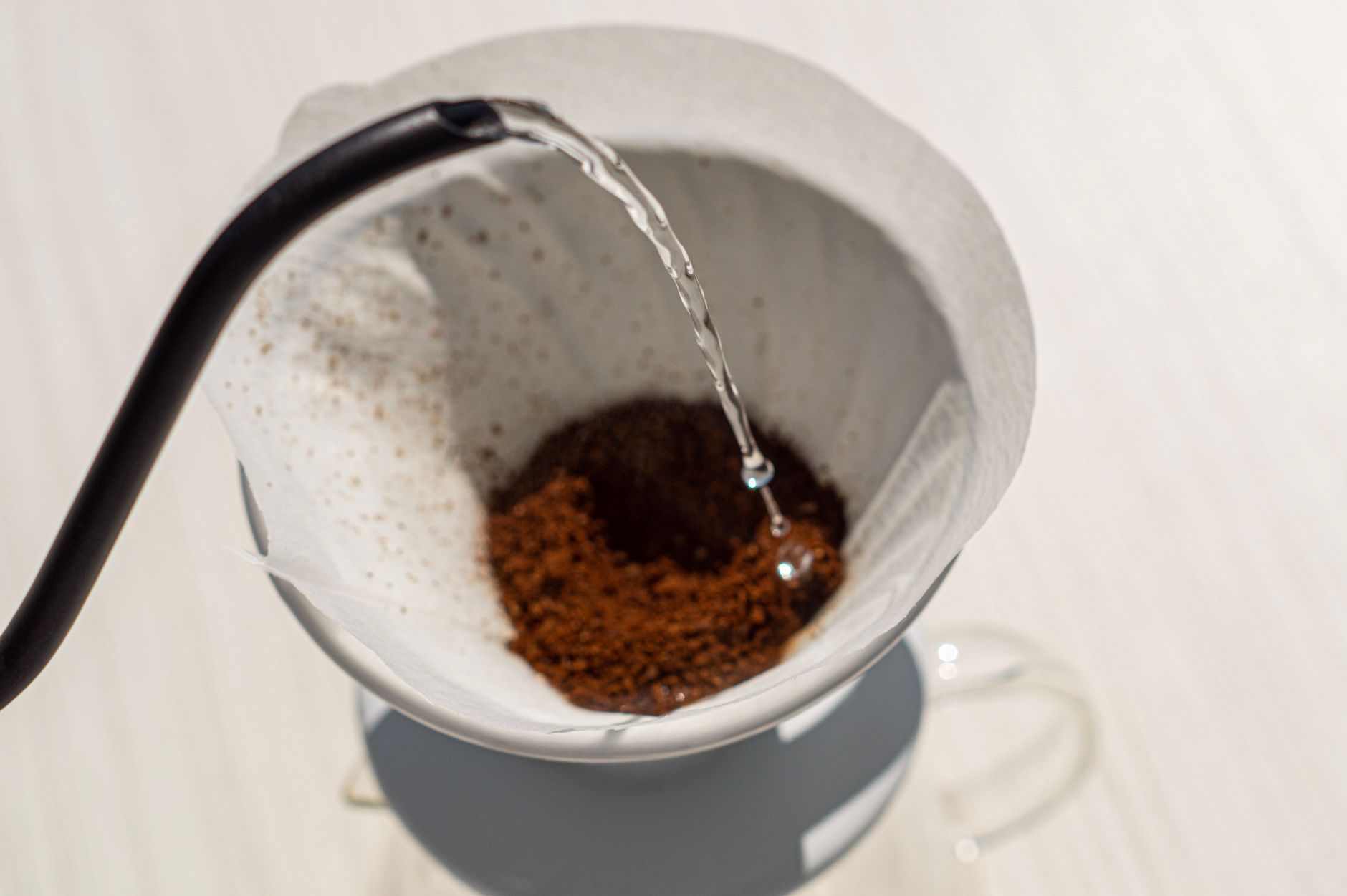 coffee scale digital weighing ground coffee pour over