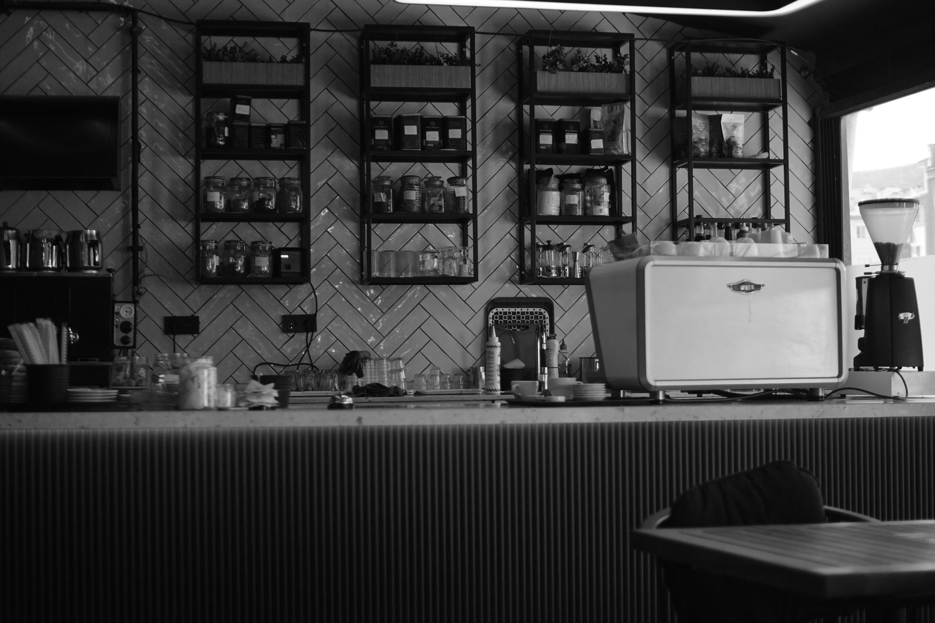home coffee bar setup