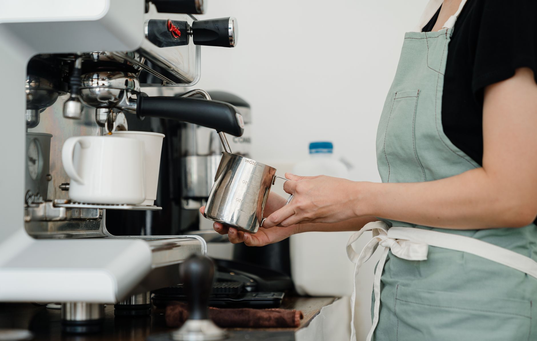 limescale buildup inside espresso machine boiler