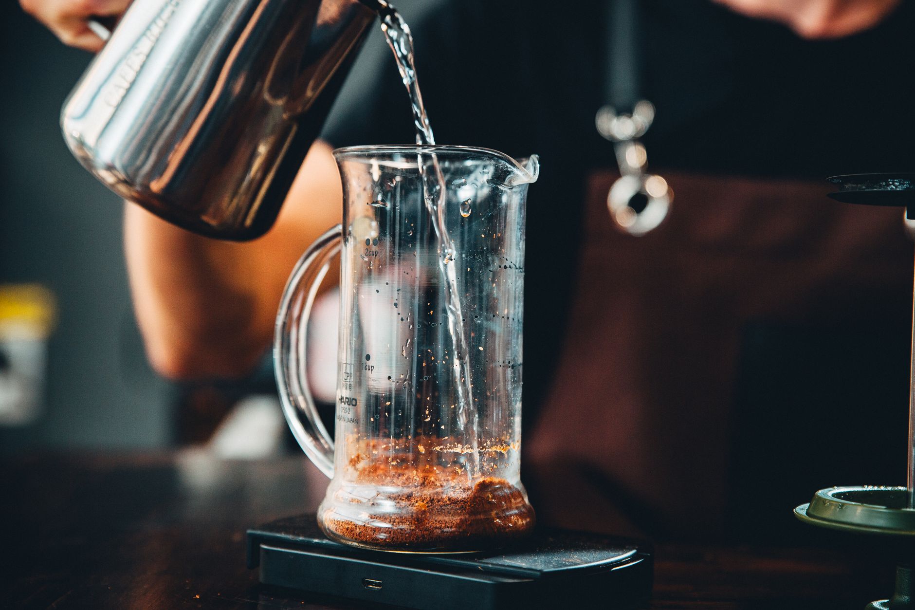 cold brew coffee jar steep glass mason