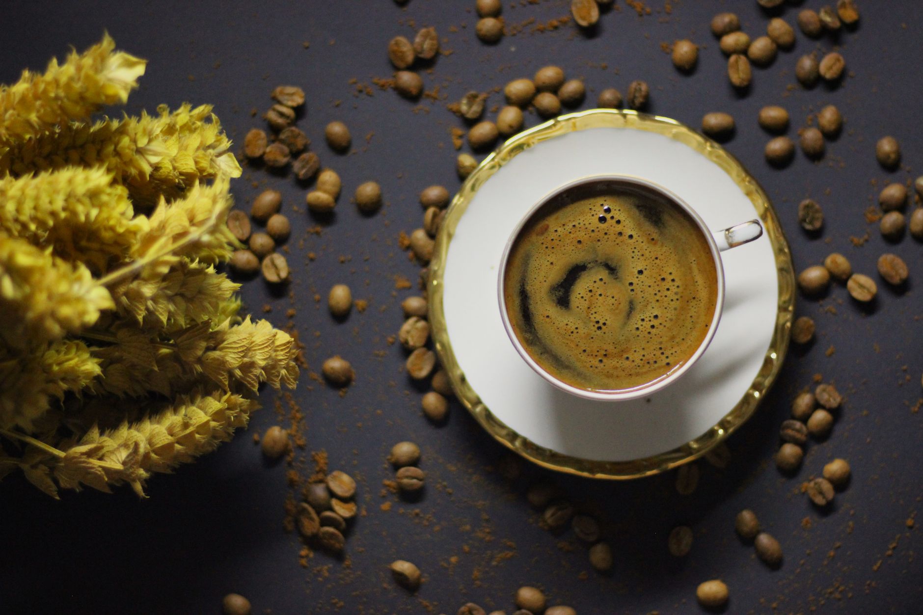 espresso shot golden crema demitasse cup