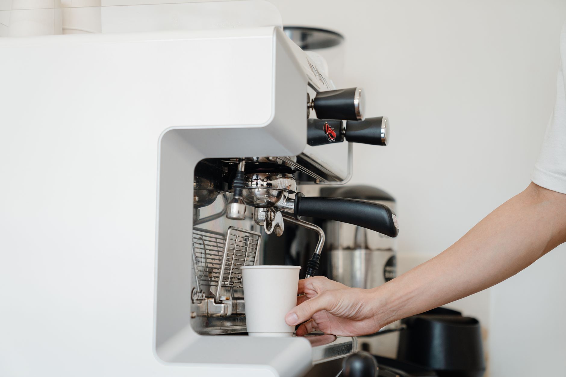 espresso machine steam wand microfoam texture wet paint