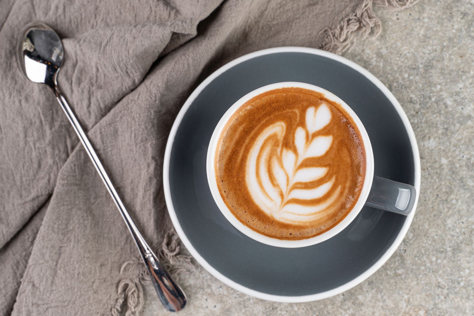 double espresso shot ceramic cup purple syrup swirl