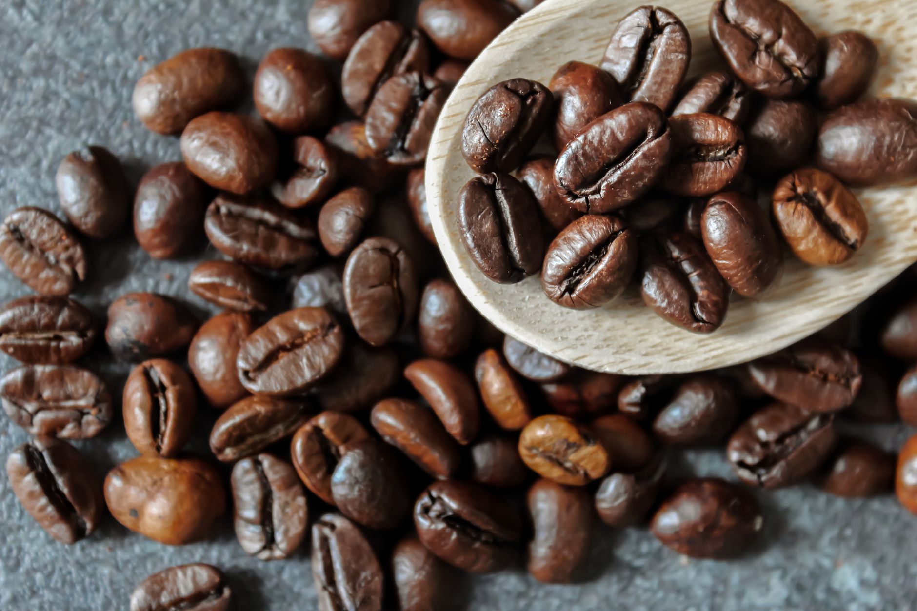 green coffee beans transforming through roast stages side by side