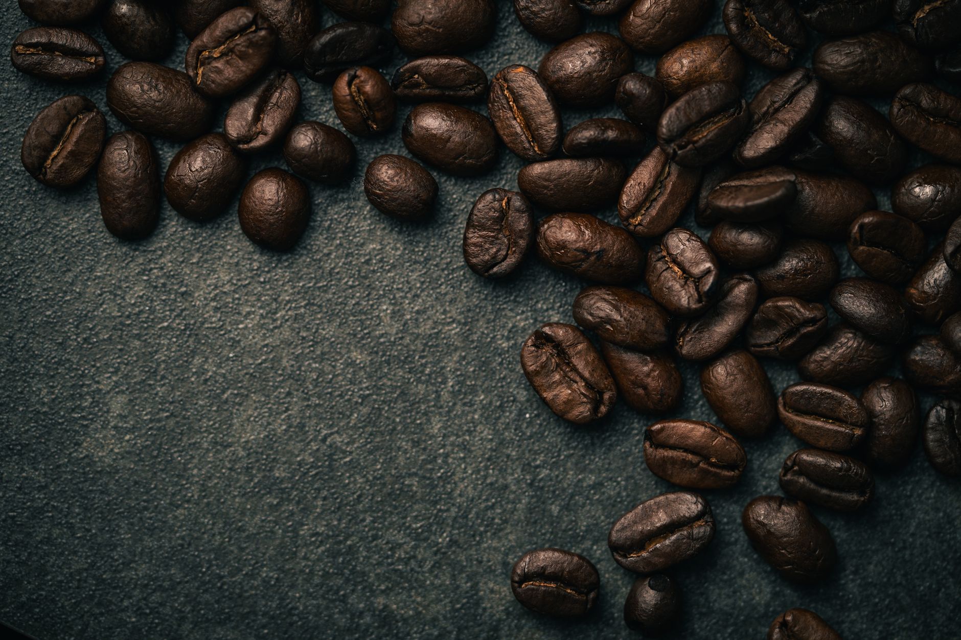 light roast coffee beans dry surface matte finish