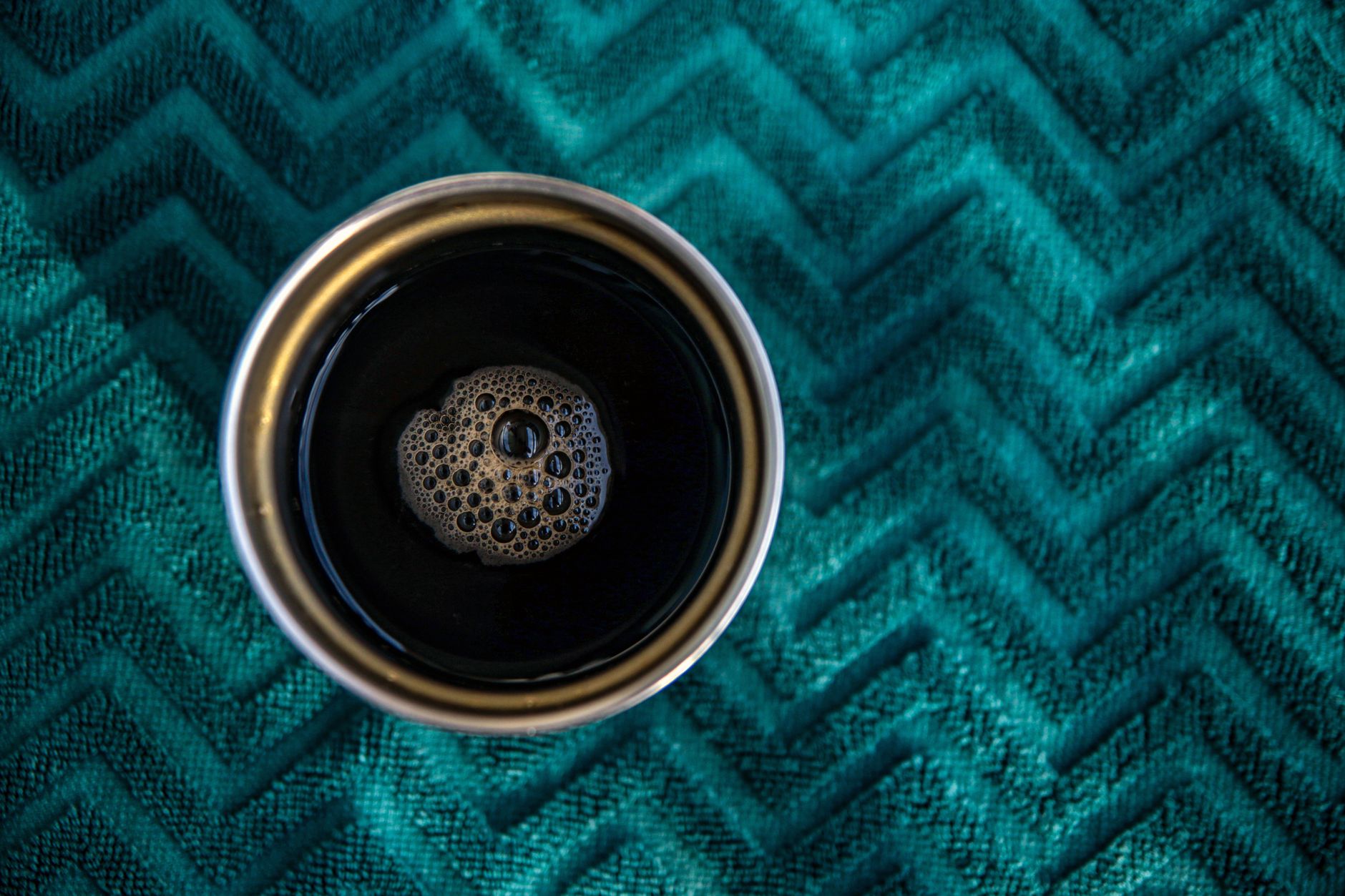 nespresso original line capsule espresso crema close up