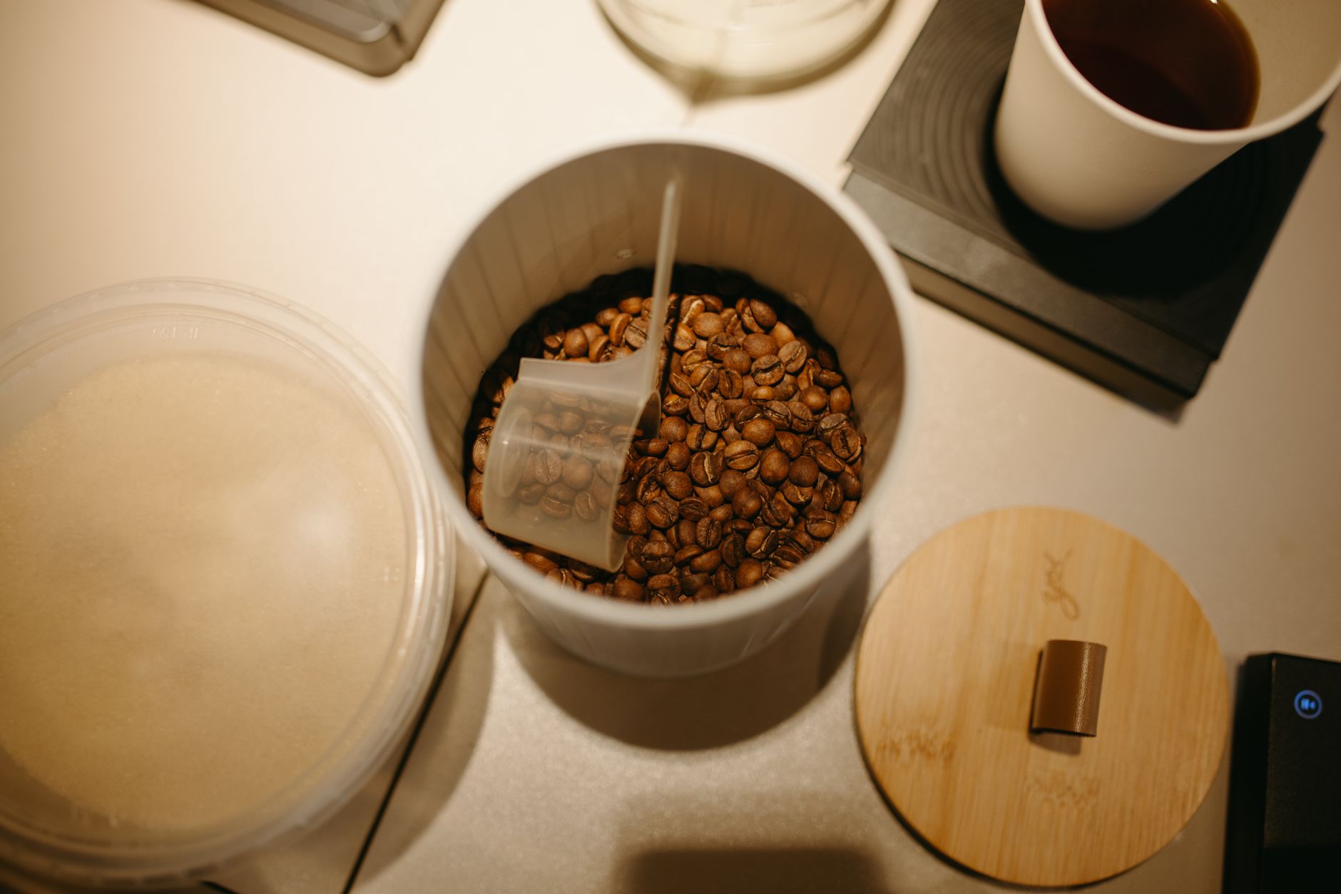 espresso puck prep WDT distribution tool