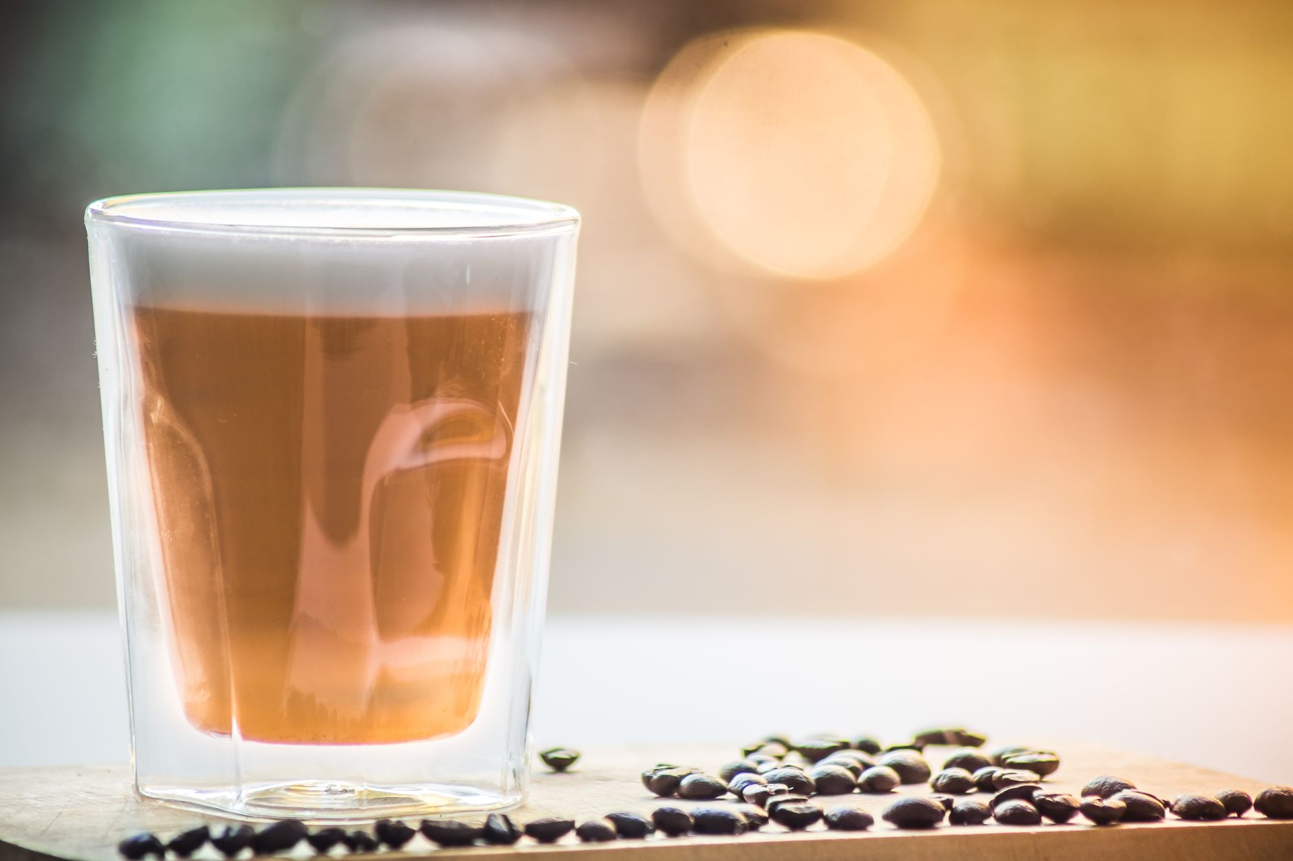 espresso shakerato foamy glass chilled