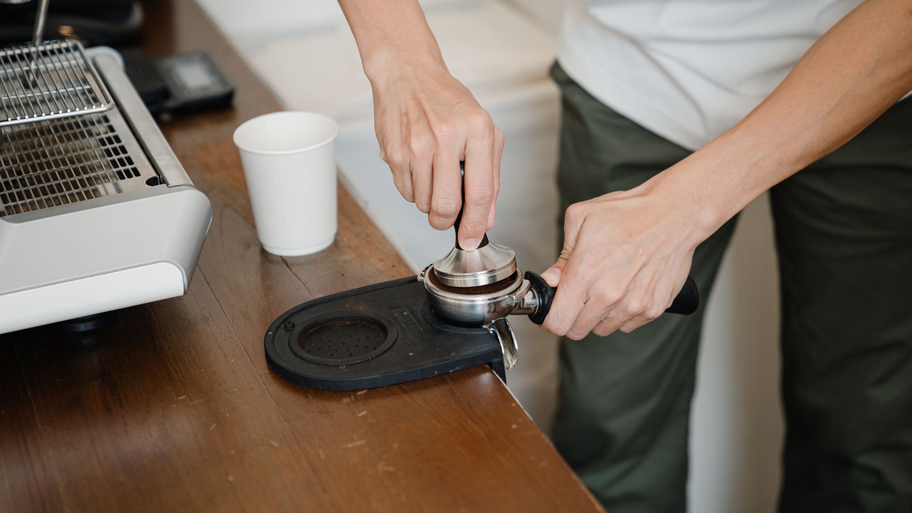 heat exchanger espresso machine portafilter group flush