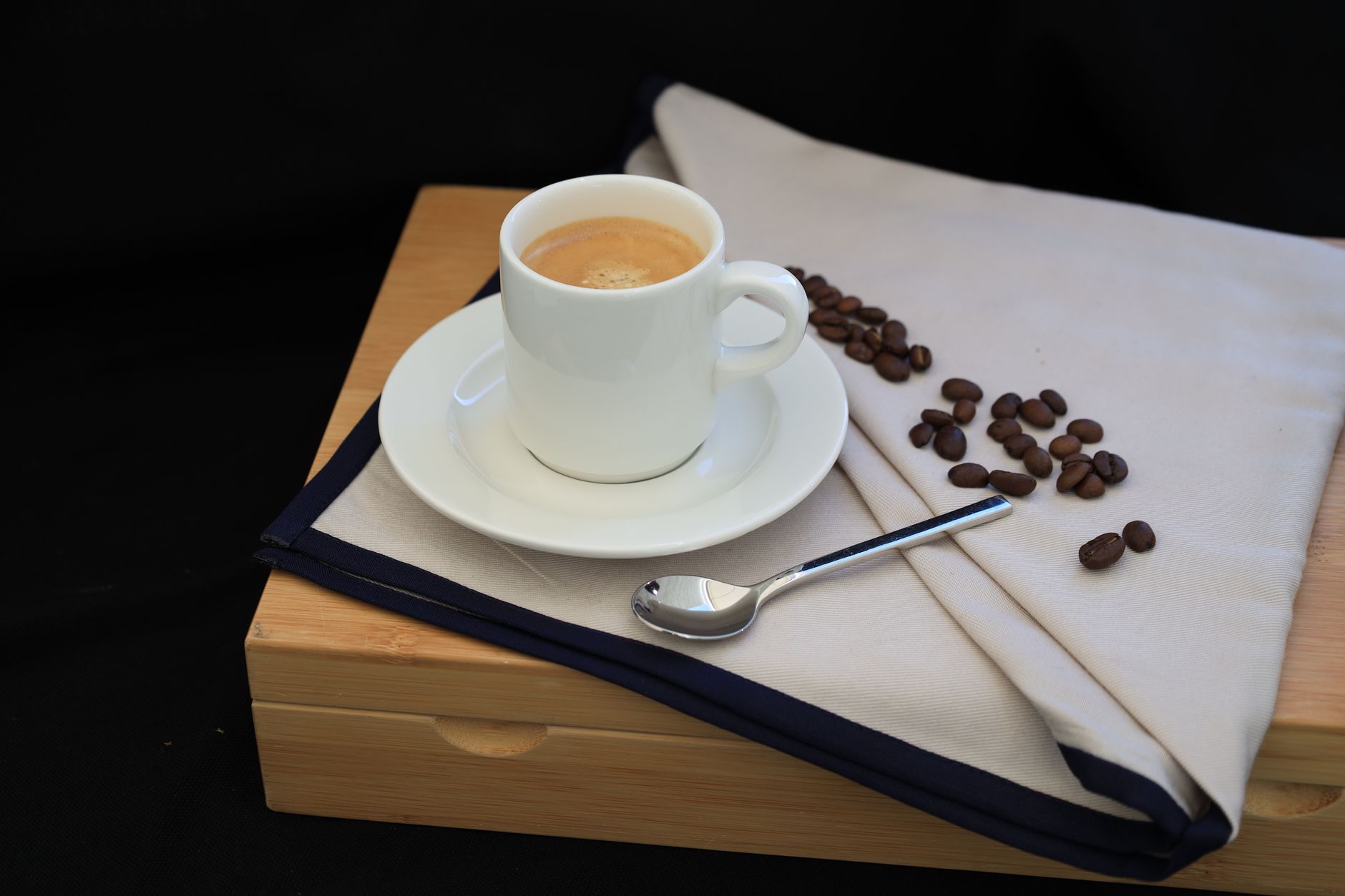 espresso doppio double shot ceramic cup crema