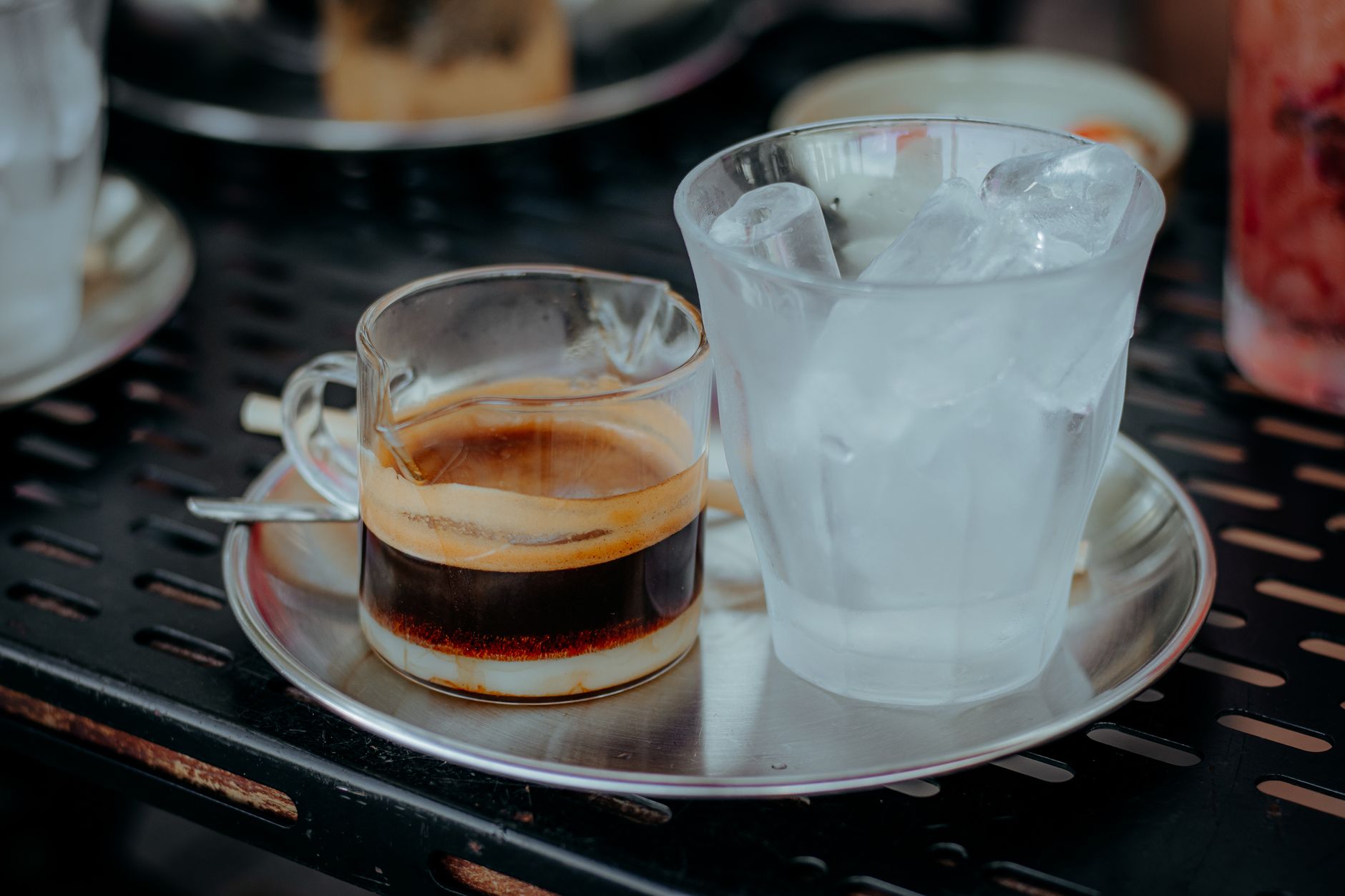 espresso shot golden crema demitasse cup