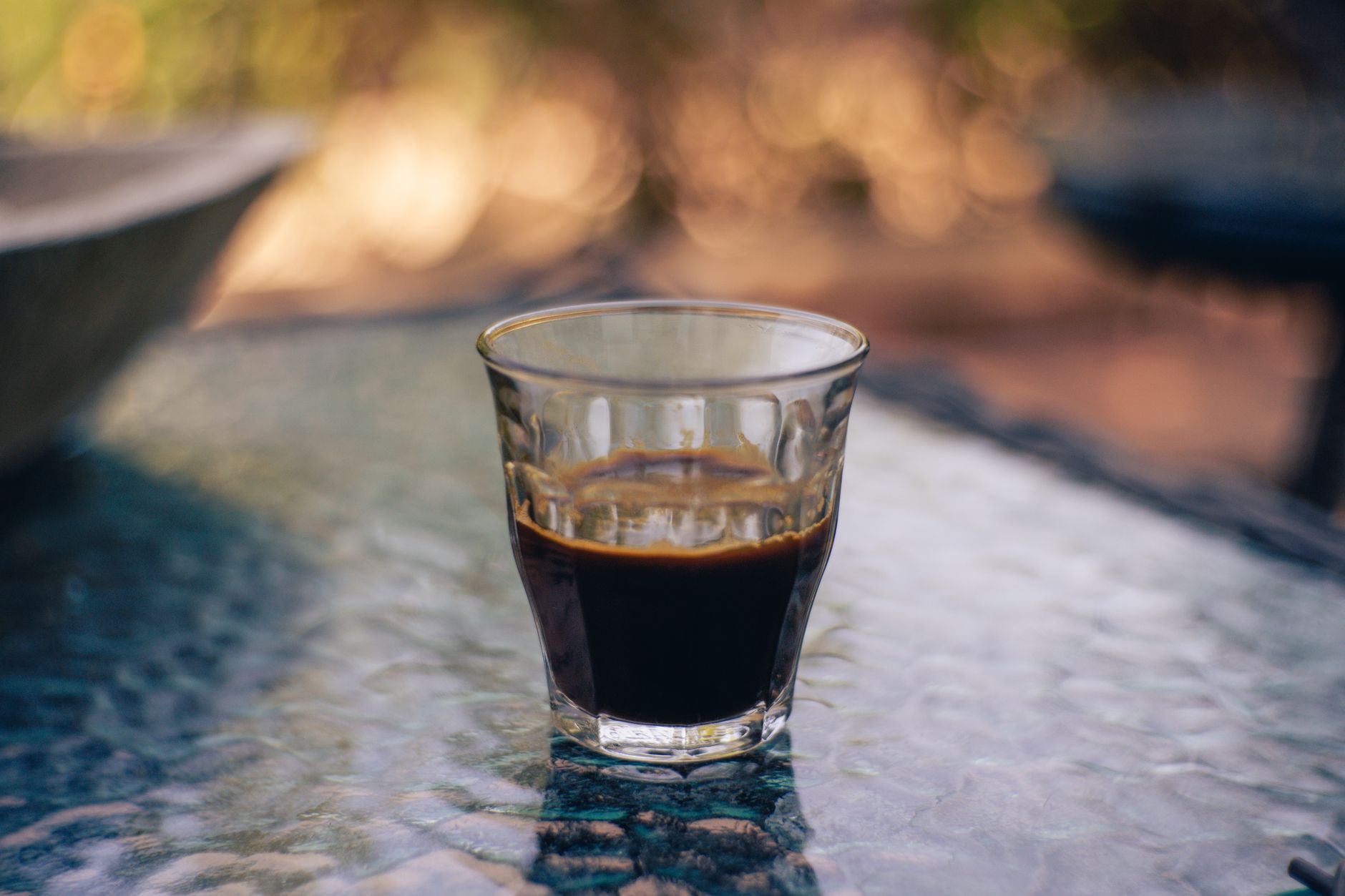 espresso puck channeling uneven extraction marks